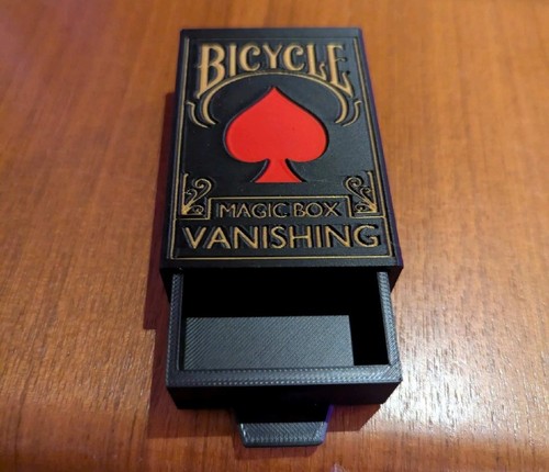 Magic trick vanishing box - magic, 3d